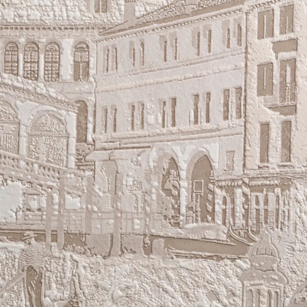 Обои флизелиновые Palitra Home Serra бежевые 1.06 м HC31051-21 STLM-2119617 - Вид №1