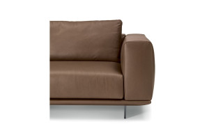 2-местный кожаный диван