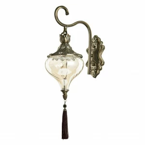 Бра Ideal Lux Harem AP1 IDEAL LUX ЕГИПЕТ, ПОД СТАРИНУ, ФОНАРЬ 079058 Коричневый;прозрачный