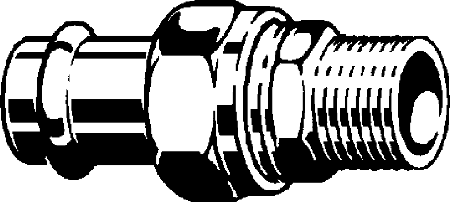 Viega Соединительный элемент резьбовой разъемный Sanpress Inox 2365 (438296) 438 296 - Вид №1