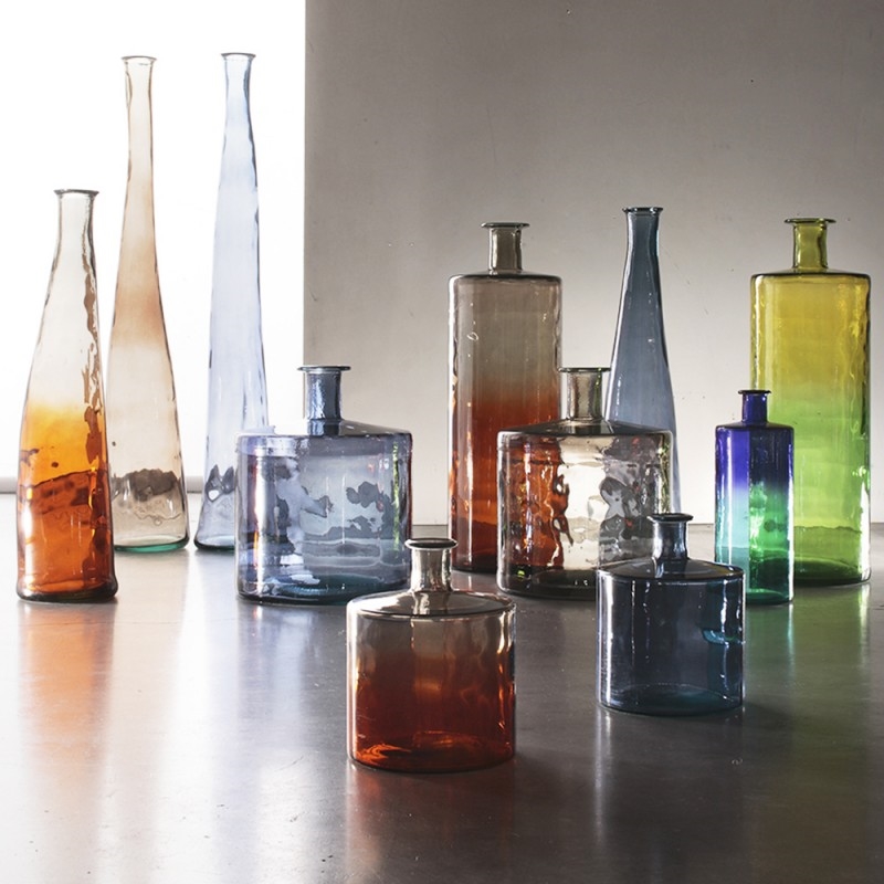 C171X16 Ваза Aurora Boreale Adriani e Rossi Желто-зеленый  - Вид №1