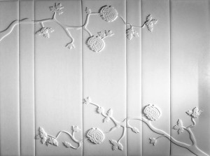 Трехмерная кожаная обивка