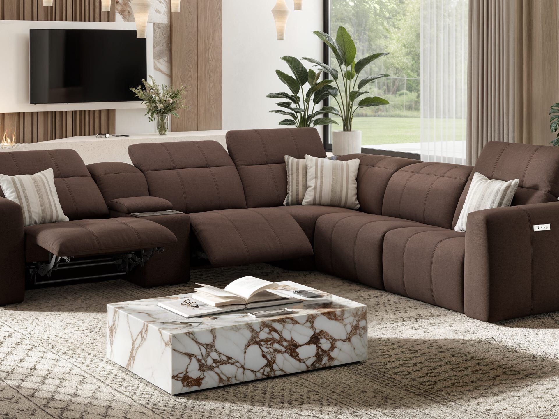 Угловой диван из ткани Sofanella Флорида ARCH-00080727 - Вид №5