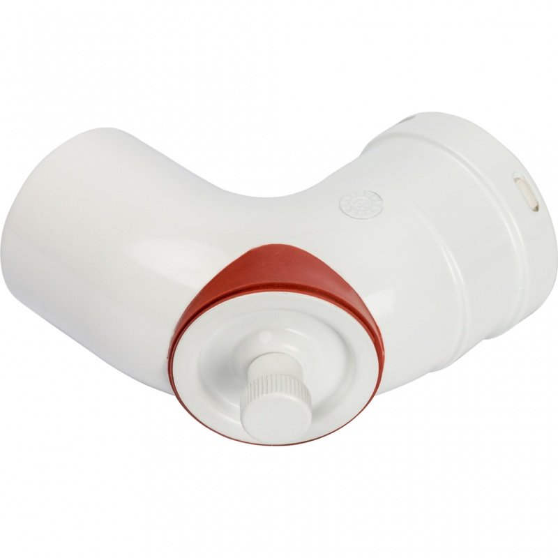 Угол дымохода STOUT DN80 87 градусов с инспекционным патрубком SCA0080010090 - Вид №2