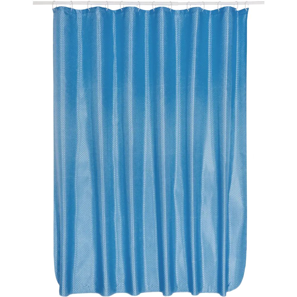 Штора для ванной комнаты «Бриллиант» 180х180 см цвет голубой ВИЛИНА STLM-2032044 - Вид №1