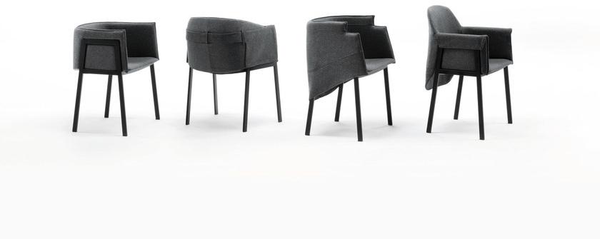 Living Divani Стул с обивкой и подлокотниками sun-id-1418676 - Вид №4