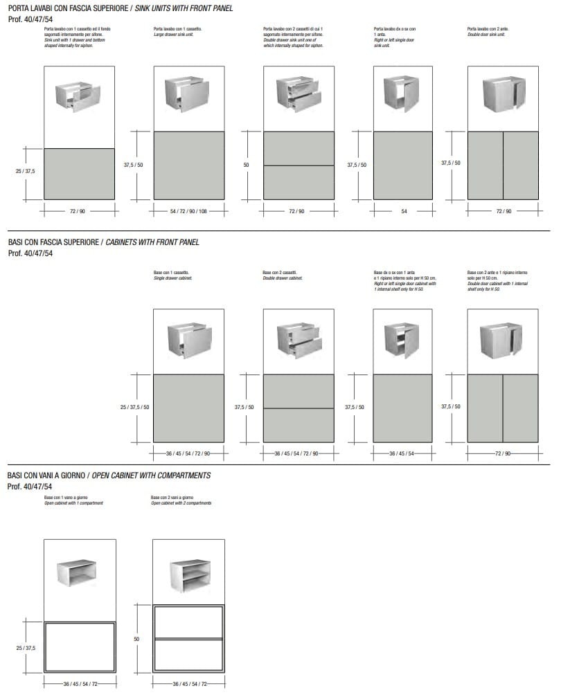 Секционный умывальник Antoniolupi Piana ARCH-00046505 - Вид №19