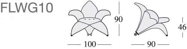 edra Бархатное кресло с подлокотниками  Flwg10  - Вид №8