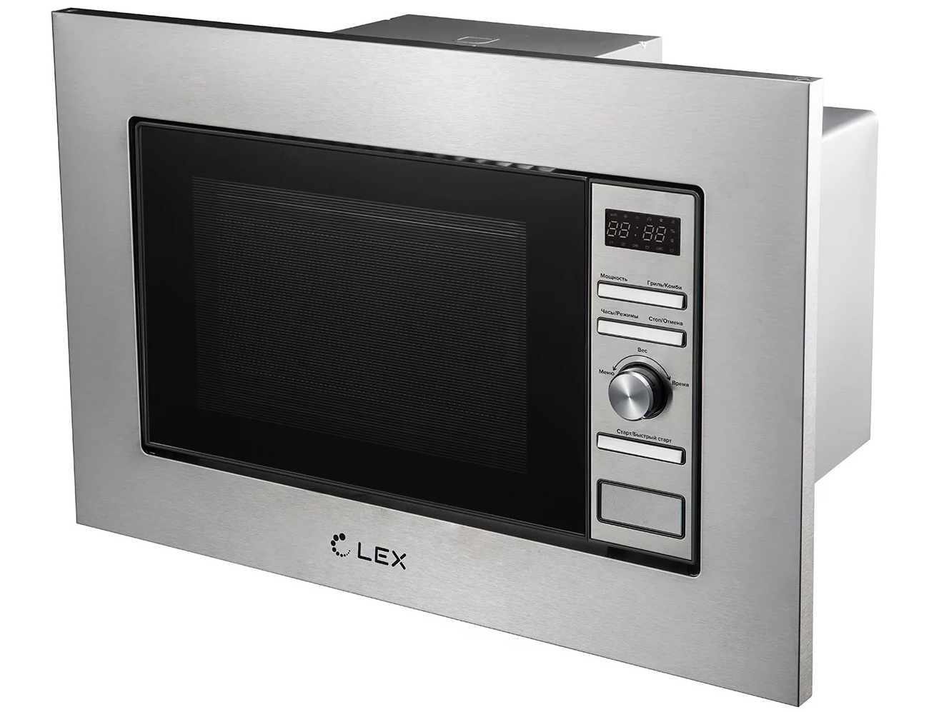 9052358 Встраиваемая микроволновая печь LEX BIMO 20.05 IX серебристый STDN-0048467 - Вид №1