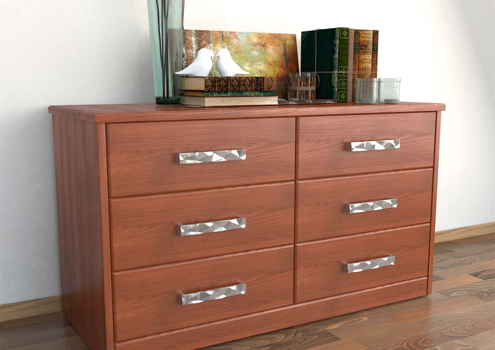 Комод для спальни с 3 ящиками беленый дуб "Парма" DREAMLINE КОМОДЫ "ПАРМА" 163248 Белый  - Вид №3