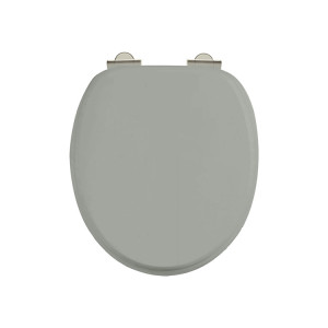 Burlington Сиденье Soft Close Dark Olive с золотыми ручками S44 A51 GOLD