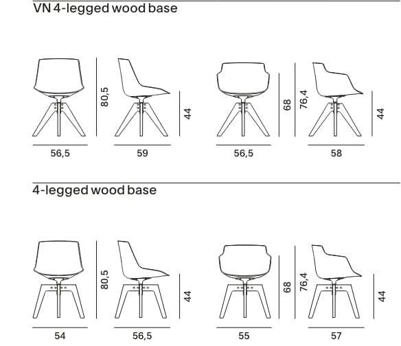 Вращающийся стул из поликарбоната MDF Italia ARCH-00054242 - Вид №10