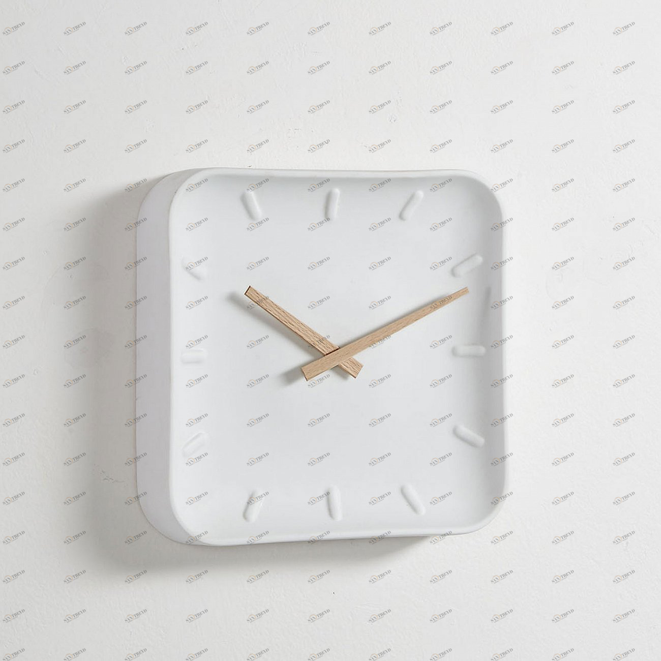 Часы настенные белые фарфоровые Wanu от La Forma LA FORMA WANU 00-3865253 Белый 