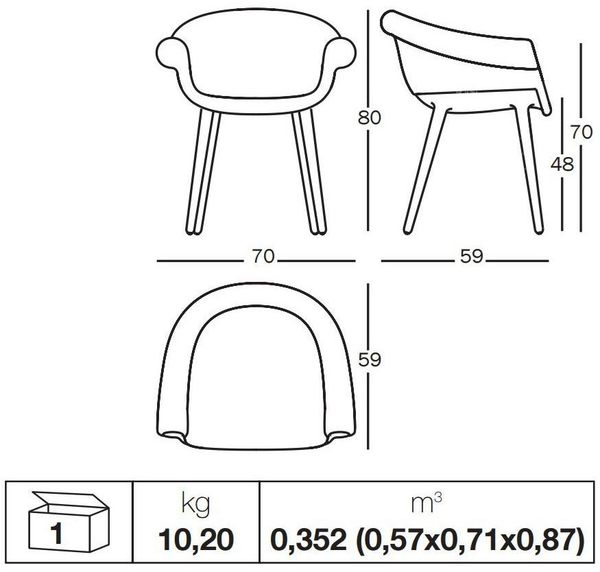 Magis Мягкое кожаное кресло Cyborg sun-id-1468147 - Вид №1