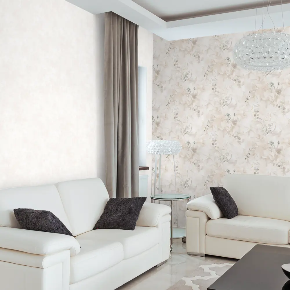 Обои флизелиновые Ateliero Mirage бежевые 1.06 м 989861 STLM-2205042 - Вид №3