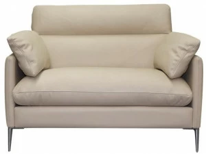 Duvivier Canapés Съемное кожаное кресло с подлокотниками Monte-carlo Mocaxd11