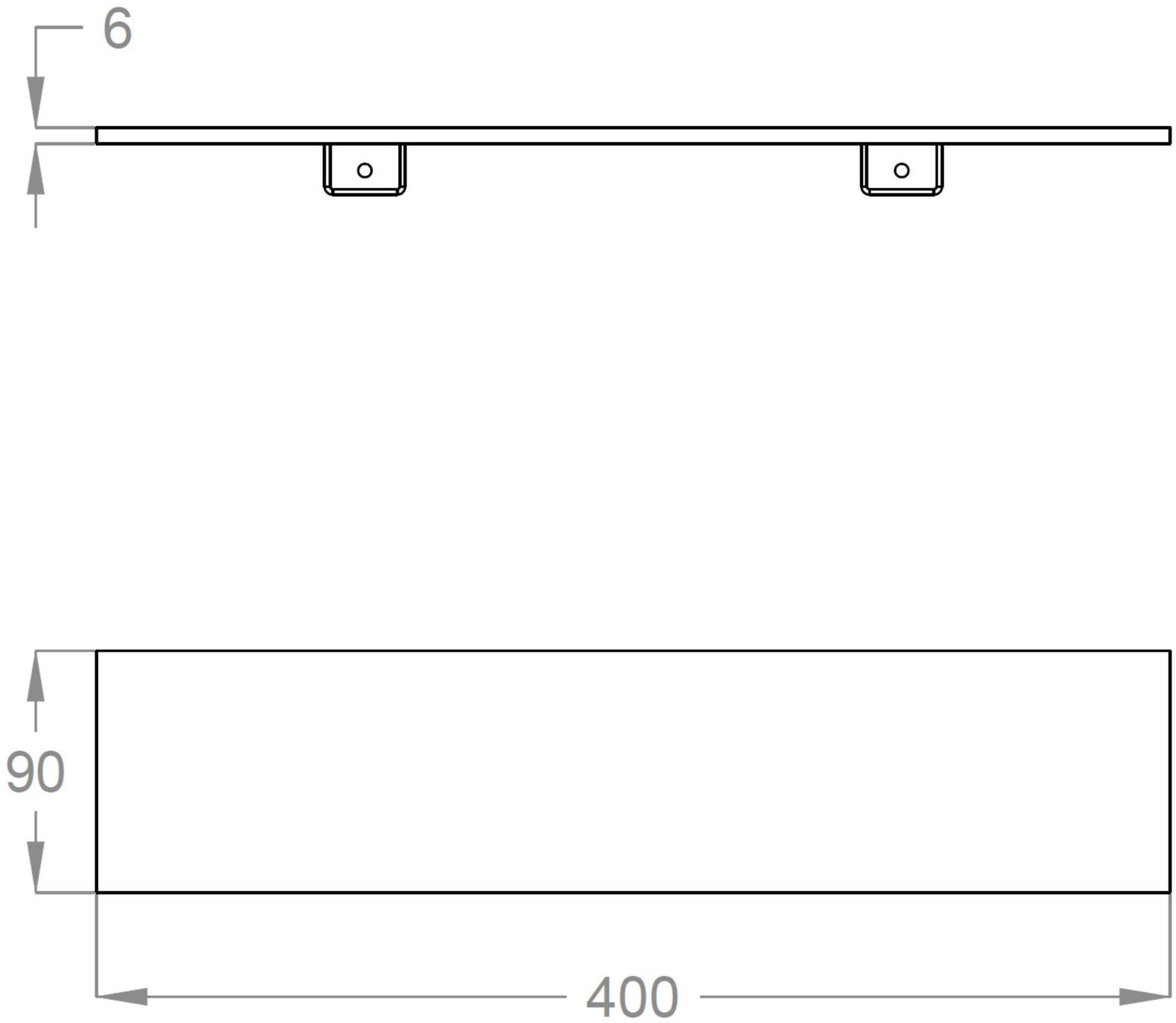 Fir Italia Полка для ванной из Corian® Accessoriessteel Abin03b - Вид №2