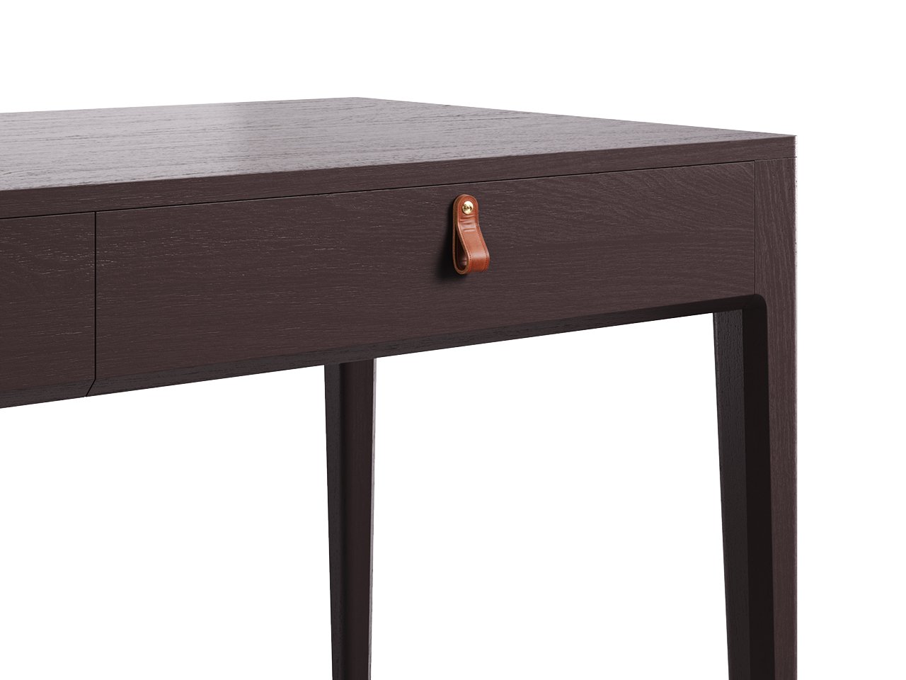Письменный стол с ящиками кофейный Case THE IDEA  210606 Венге;коричневый  - Вид №2