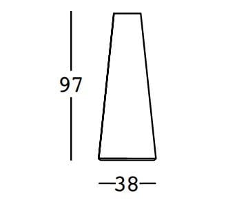 Прямоугольный стол из полиэтилена PLUST Fura ARCH-00095881 - Вид №2