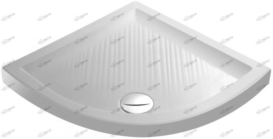 EN106-00 Полукруглый душевой поддон, напольный Jacobdelafon KYREO Santreyd