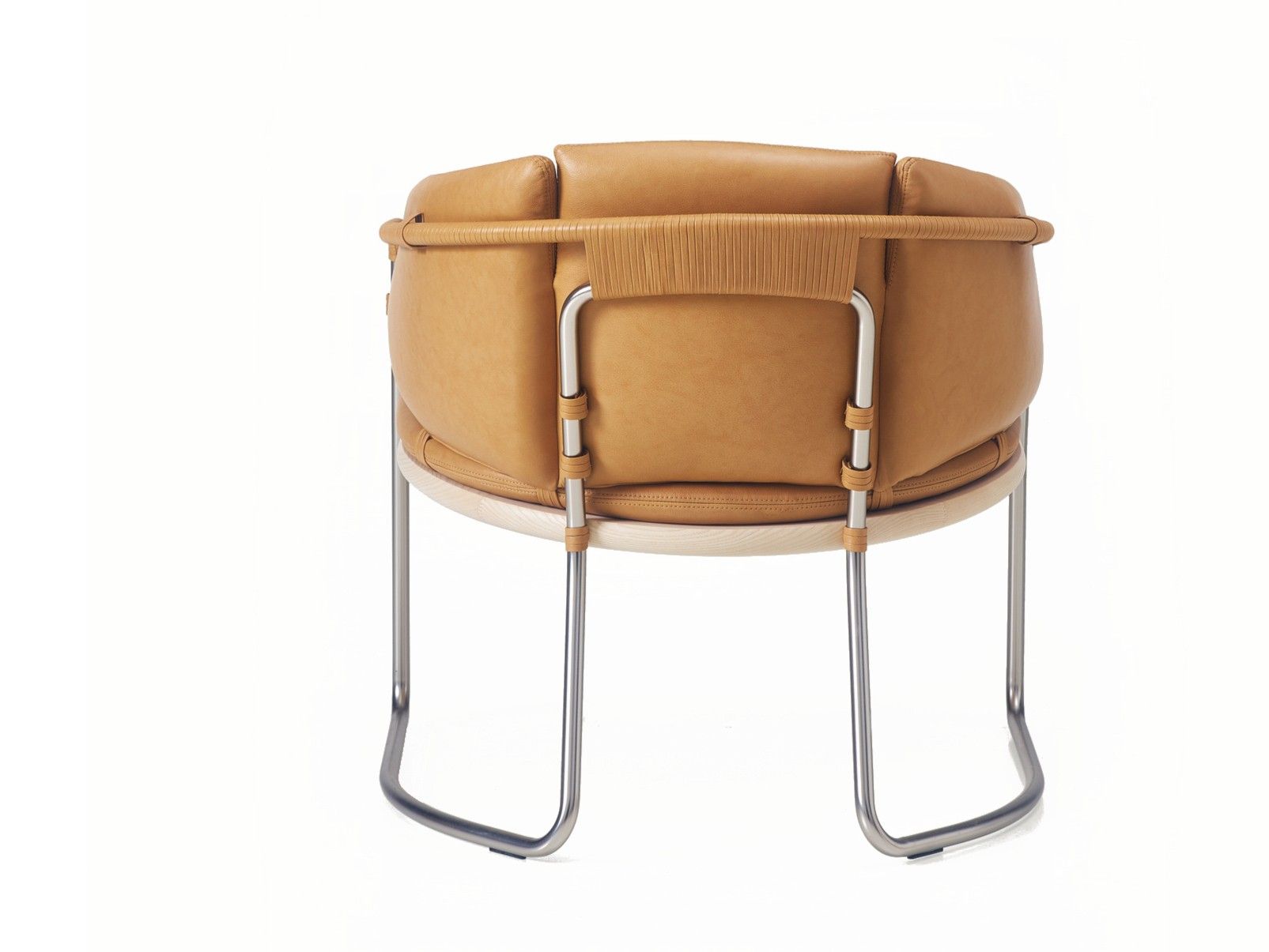 Мягкое кожаное кресло с подлокотниками BassamFellows ARCH-00068952 - Вид №10