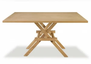 Morelato Квадратный стол из ясеня Contemporaneo 5701/f