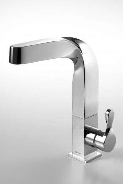 Смеситель для кухни с высоким поворотным изливом WAVE F774108C bravat - Вид №1