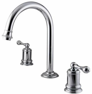 JUSTIME Смеситель для раковины с раздельными розетками Classik 5703-91-80cp