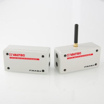 VT.WLR.M2.A Счетчик импульсов беспроводной Valtec 2-канальный, с возм. подкл. вн. антенны  - Вид №1