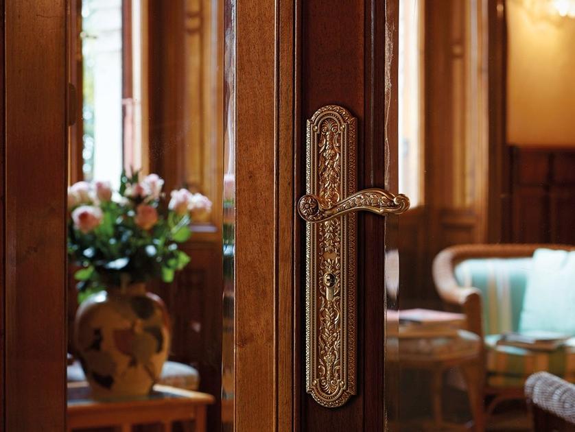 LINEA CALI' Латунная ручка в стиле Людовика xiv с накладкой Jardin sun-id-1451239 - Вид №1