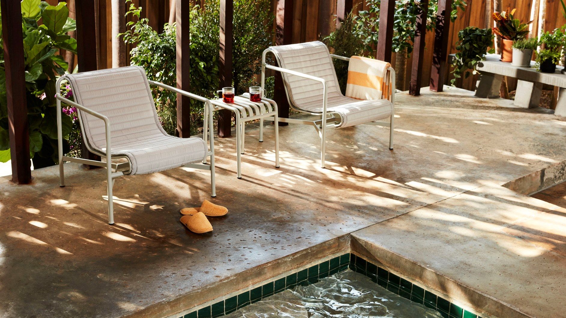 Стальная прямоугольная Садовая подставка для ног Hay Палисад ARCH-00043018 - Вид №27