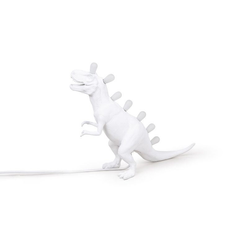 Настольная лампа белая 33,5х39 см T-Rex 14783 SELETTI ЖИВОТНЫЕ 00-3882457 Белый - Вид №6