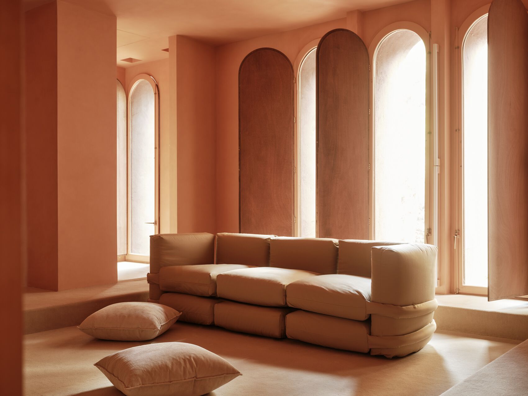 Модульный тканевый диван BD Barcelona PILLOW CANVAS ARCH-00079215 - Вид №29