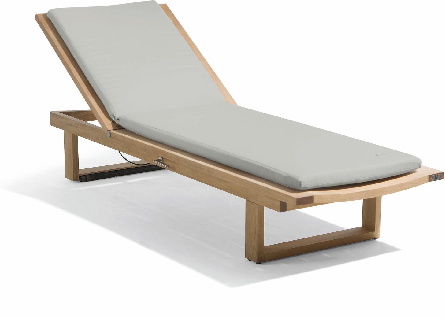 Шезлонг из teakового дерева Manutti Siena MNST859