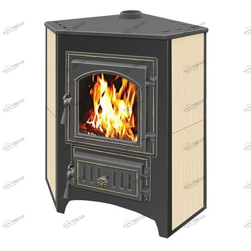 Печь-камин Везувий ПК-01 (220) угловой (бежевый) 3835