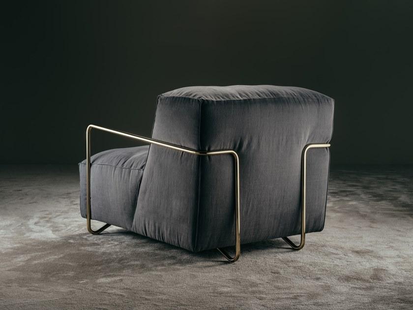 GIOPAGANI Кресло из ткани с подлокотниками Esprit noir sun-id-1369377 - Вид №5