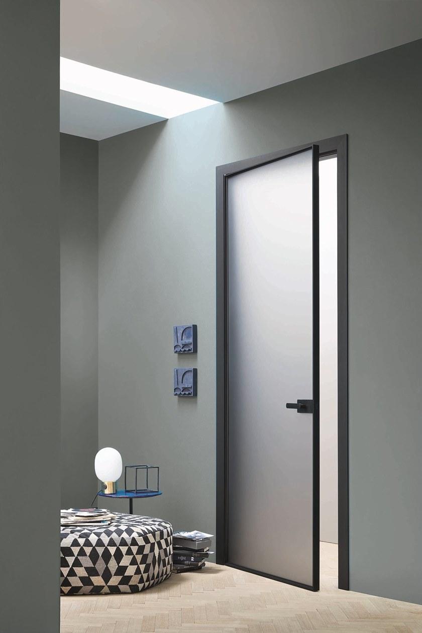 Lualdi Распашная дверь из алюминия в современном стиле со скрытыми петлями Architectural Santreyd sun-id-1377171 - Вид №2