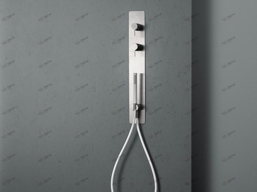 Quadrodesign Смеситель для душа на 2 отверстия с ручным душем Volcano sun-id-1501393