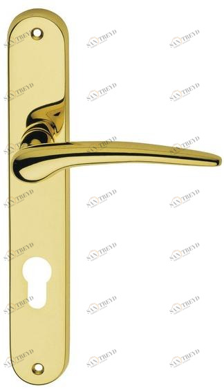 LINEA CALI' Латунная ручка на пластине в классическом стиле Pin-up sun-id-1363281