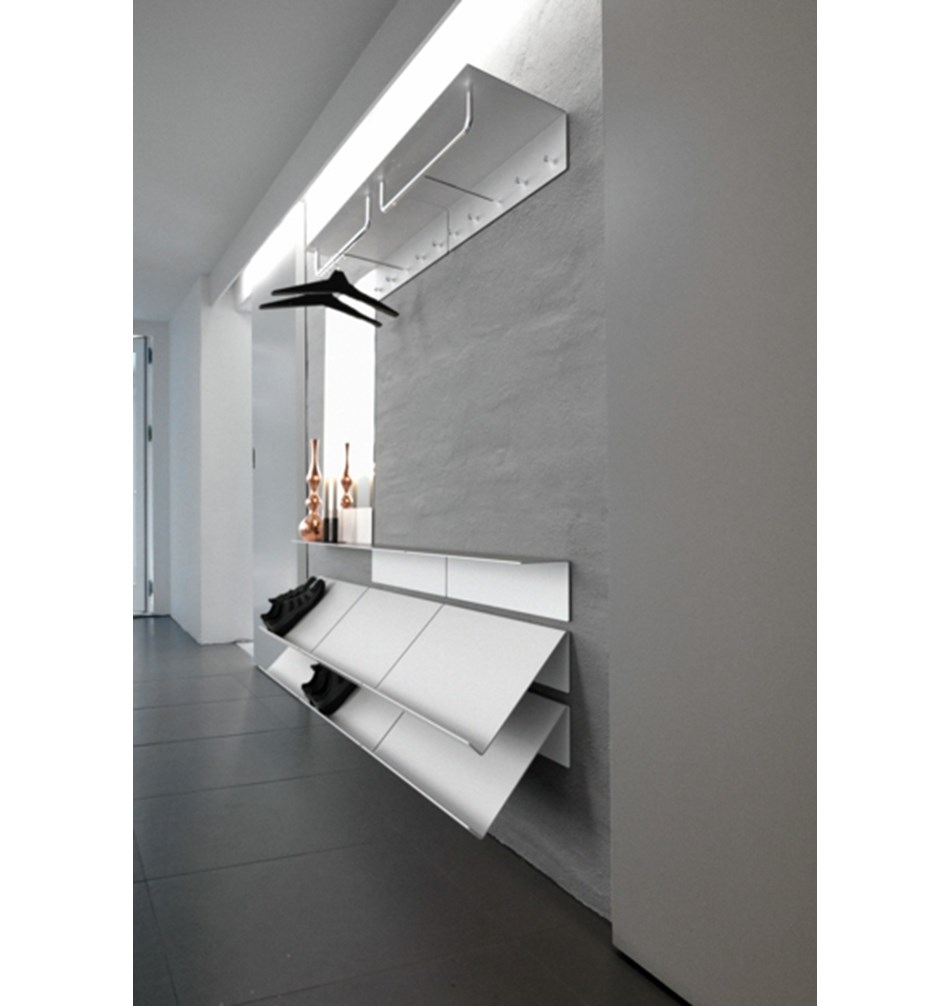 FROST Вешалка для верхней одежды UNU 600 » белая / полированная Алюминий / нержавеющая сталь Белый / полированный U4003-W  - Вид №8