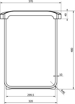70193-AN Табурет напольный цвет черный алюминий LANGBERGER Accessories - Вид №2