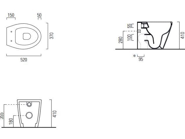 Напольный керамический туалет GSI ceramica мода ARCH-00145030 - Вид №8