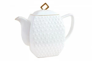 Чайник заварочный The snow Queen 600 мл квадрат КОРАЛЛ THE SNOW QUEEN 029650 Белый