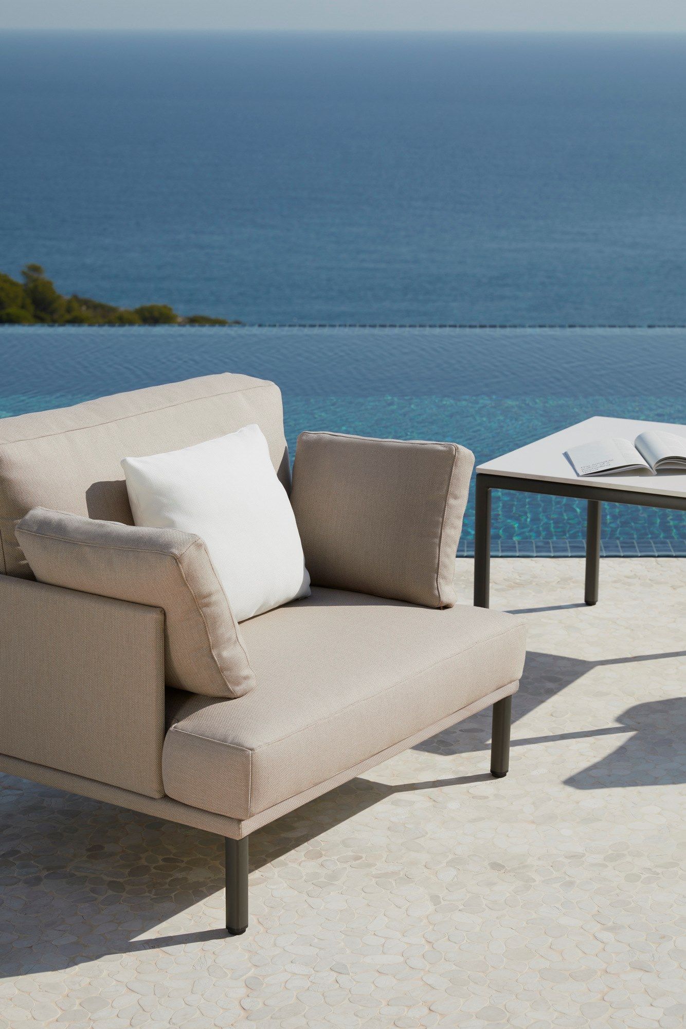 Тканевое садовое кресло с подлокотниками POINT Long Island ARCH-00027229 - Вид №4