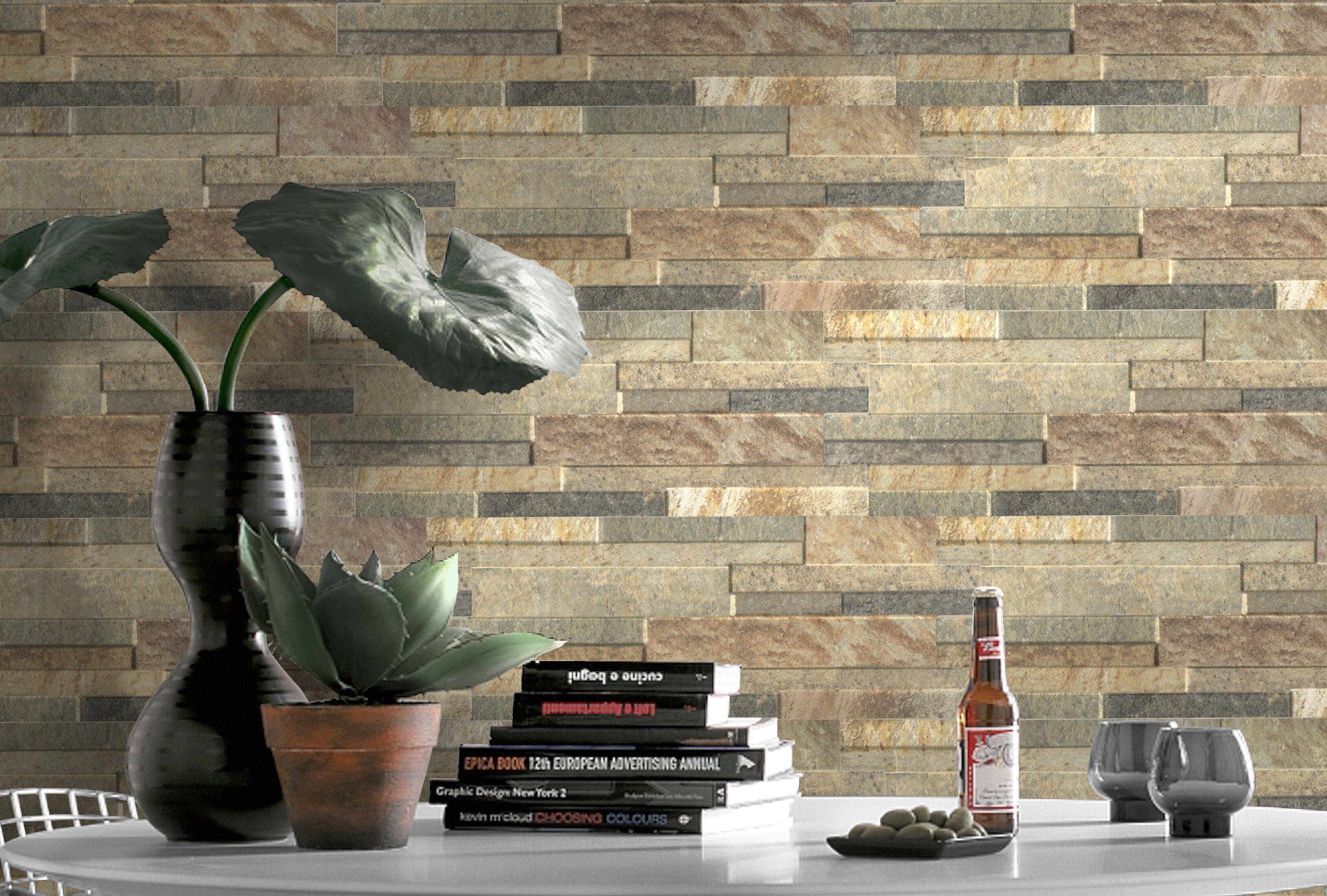 Керамогранит с эффектом камня KERADOM QUARZO ARCH-00146857 - Вид №6