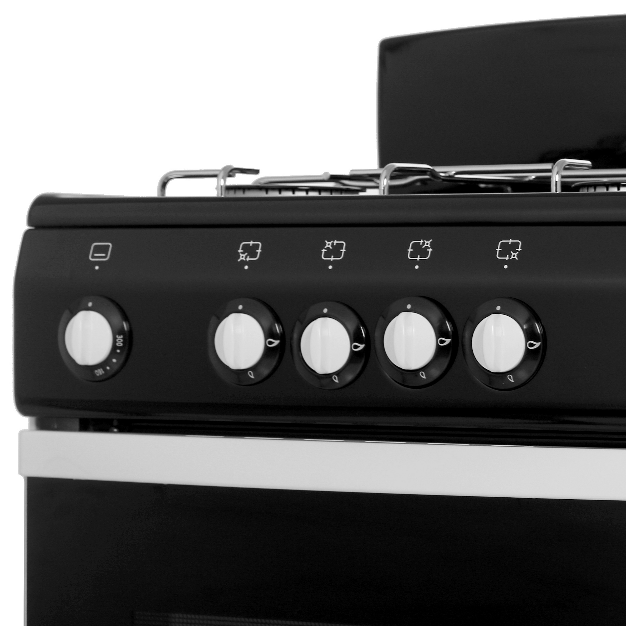 1186050 Газовая плита De Luxe 5040.38Г (Щ) черный STDN-0041059 - Вид №3