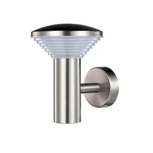 Уличный настенный светильник светодиодный D 15 см хром Horoz Bambu 076-016-0002 HOROZ ФАКЕЛ 00-3896060 Хром