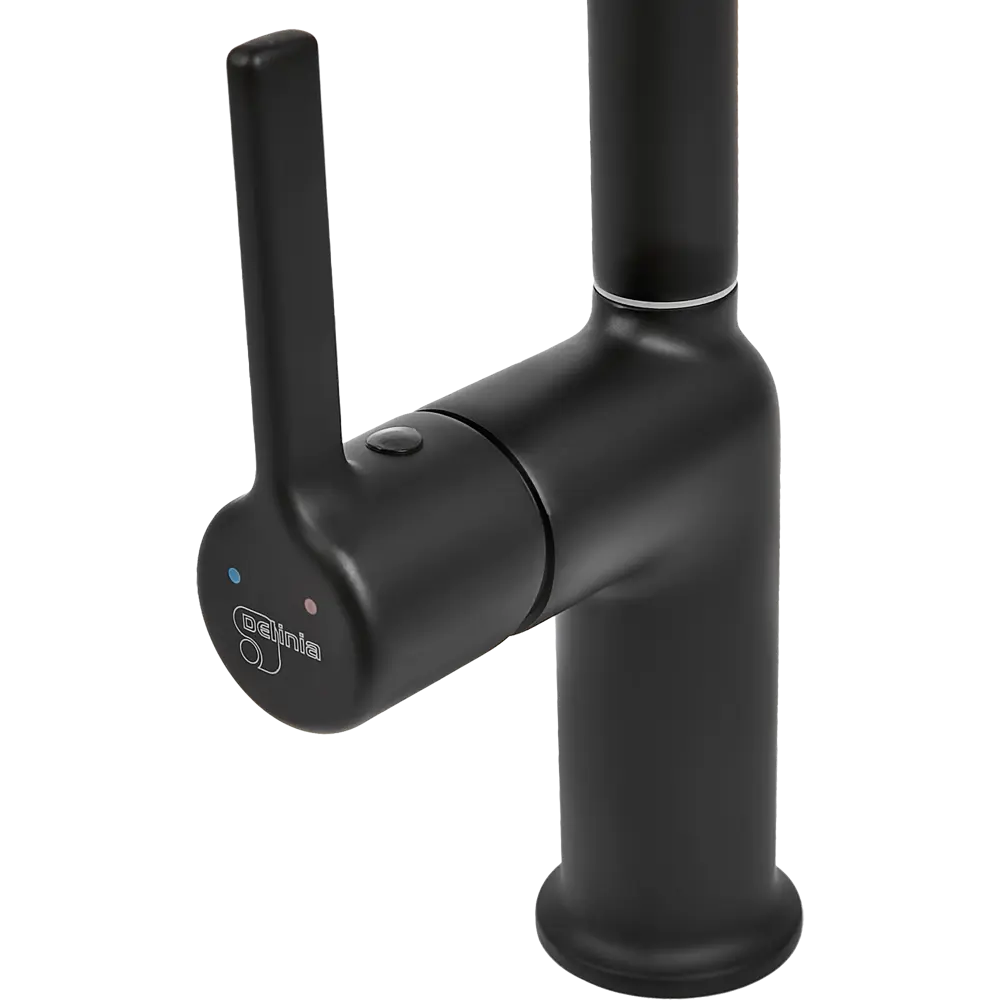 Смеситель Delinia Ина для кухни - черный матовый с однорычажным управлением 88780357 STLM-0880671 - Вид №3