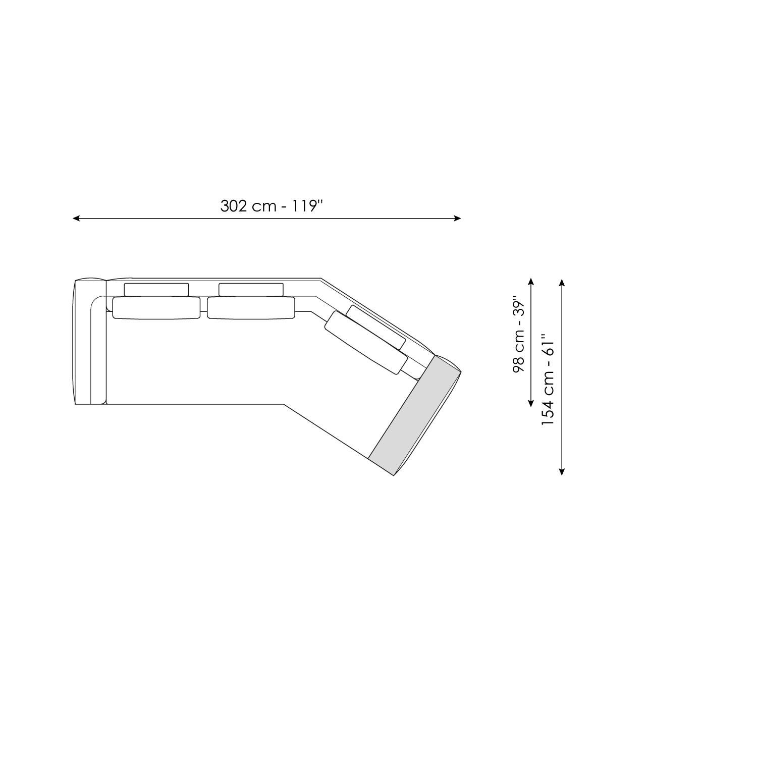 Ткань диван BONALDO LIAM ARCH-00067700 - Вид №22