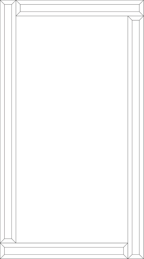 BY 0803 Зеркало с зеркальным обрамлением EVOFORM Style - Вид №1